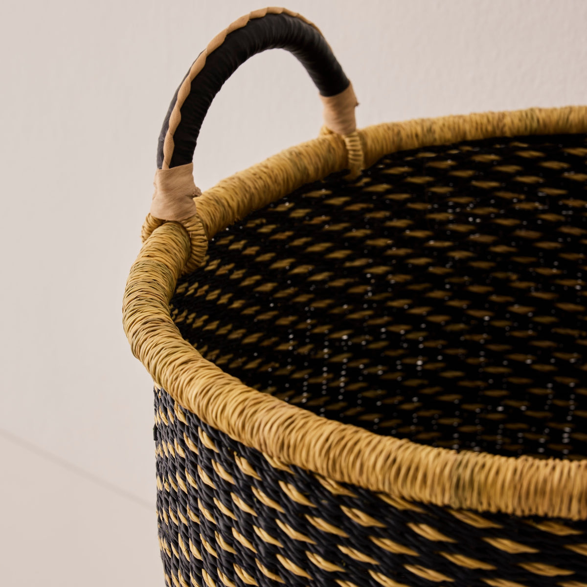 Goodee-Baba Tree-Tall Storage Basket - Exclusive - Color - Black/Natural