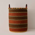 Goodee-Baba Tree-Tall Storage Basket - Exclusive - Color - Rust Stripe