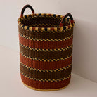 Goodee-Baba Tree-Tall Storage Basket - Exclusive - Color - Rust Stripe