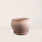 Goodee-Bergs Potter-Delphi Ø24 Low Planter & Saucer - Color - Raw Rosa