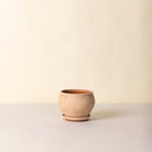 Goodee-Bergs Potter-Delphi Ø24 Low Planter & Saucer - Color - Raw Rosa