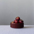 Goodee-Bergs Potter-Hoff Ø18 Saucer - Color - Burgundy Glazed