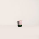Goodee-Bergs Potter-Hoff Ø8 Planter & Saucer - Set of 2 - Color - Raw Rosa/Emerald Glaze