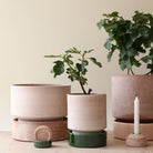 Goodee-Bergs Potter-Hoff Ø30 Planter & Saucer - Color - Raw Rosa