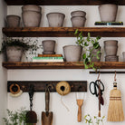 Goodee-Bergs Potter-Julie Ø21 Planter & Saucer - Color - Raw Grey