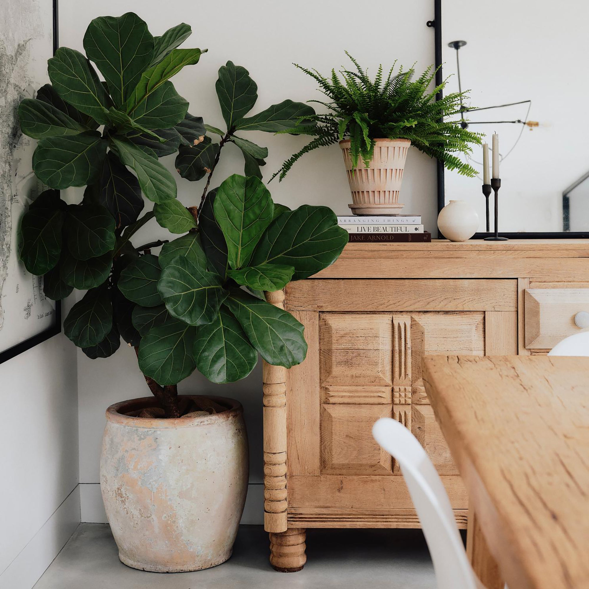 Goodee-Bergs Potter-Pantheon Ø14 Planter & Saucer - Color - Raw Rosa