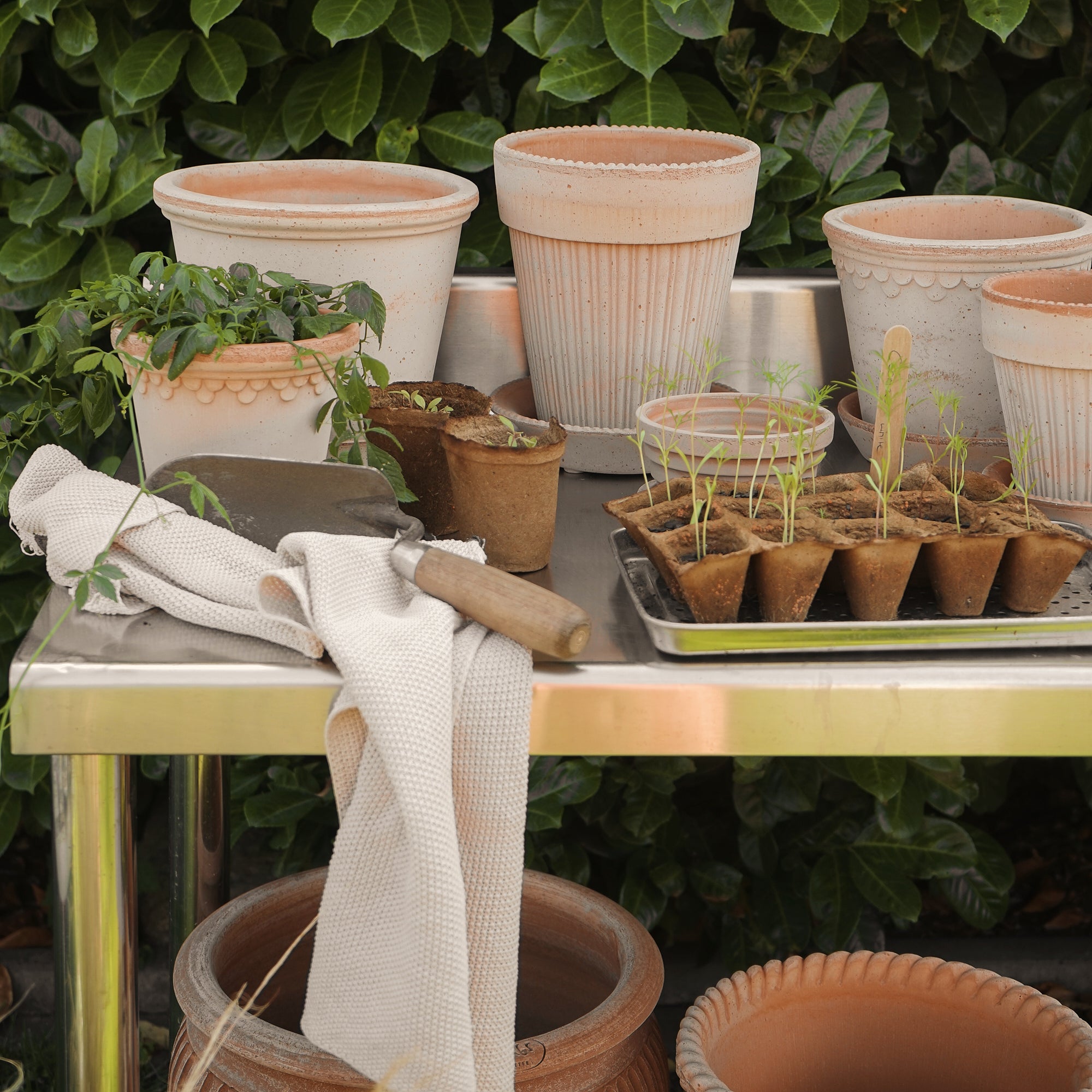 Simona Ø18 Planter & Saucer Gift Set – Goodee