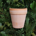 Goodee-Bergs Potter-Simona Ø18 Planter & Saucer Gift Set - Color - Raw Rosa