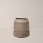 Goodee-Bergs Potter-Viva Ø14 Self-Watering Planter & Saucer - Color - Raw Grey