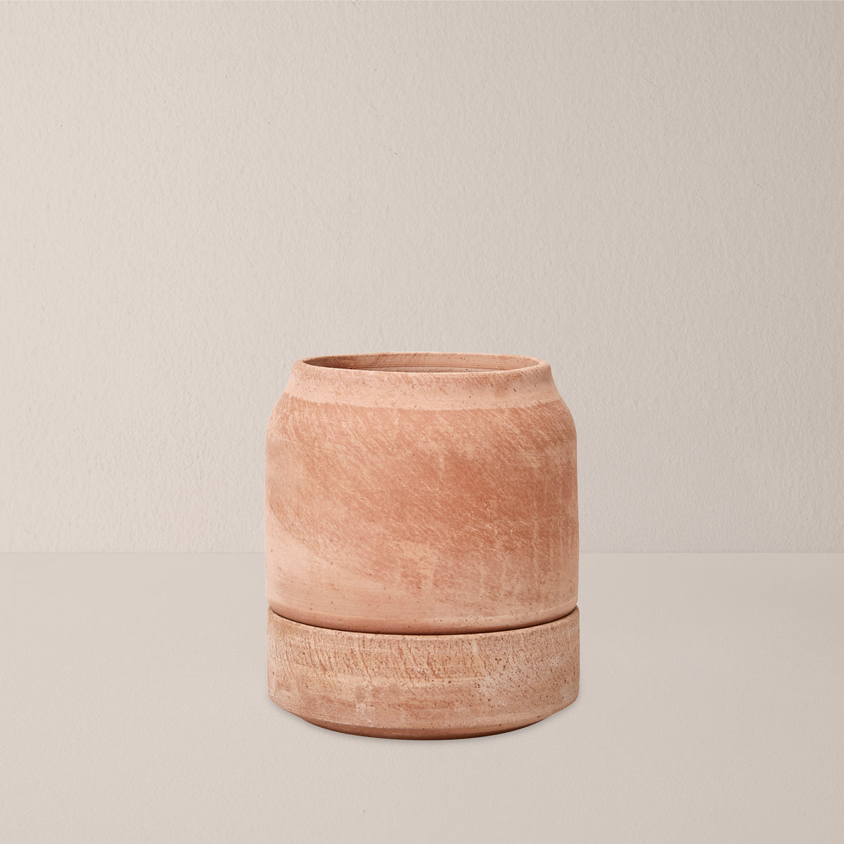 Goodee-Bergs Potter-Viva Ø14 Self-Watering Planter & Saucer - Color - Raw Rosa