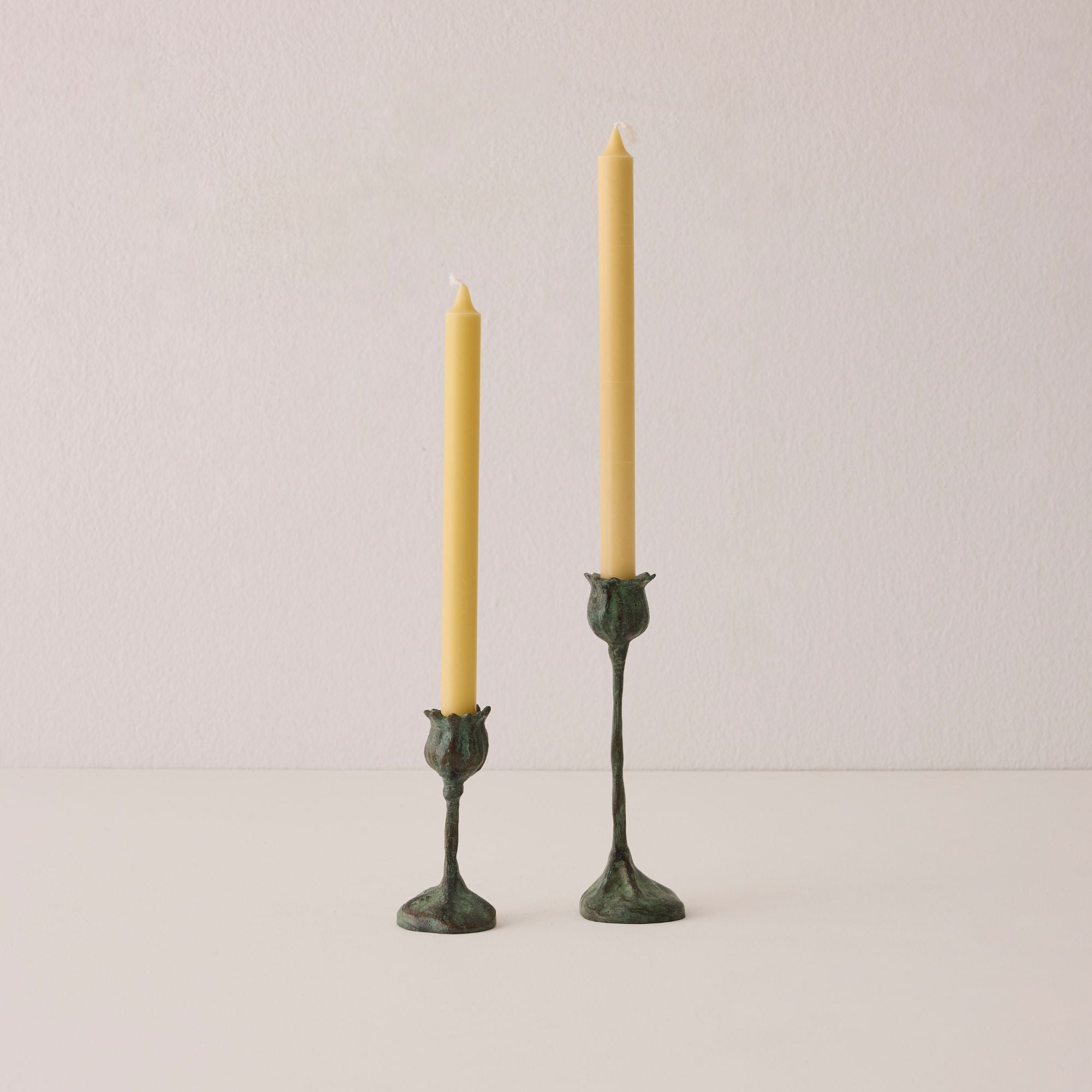Bronze Poppy Candlestick (Small)