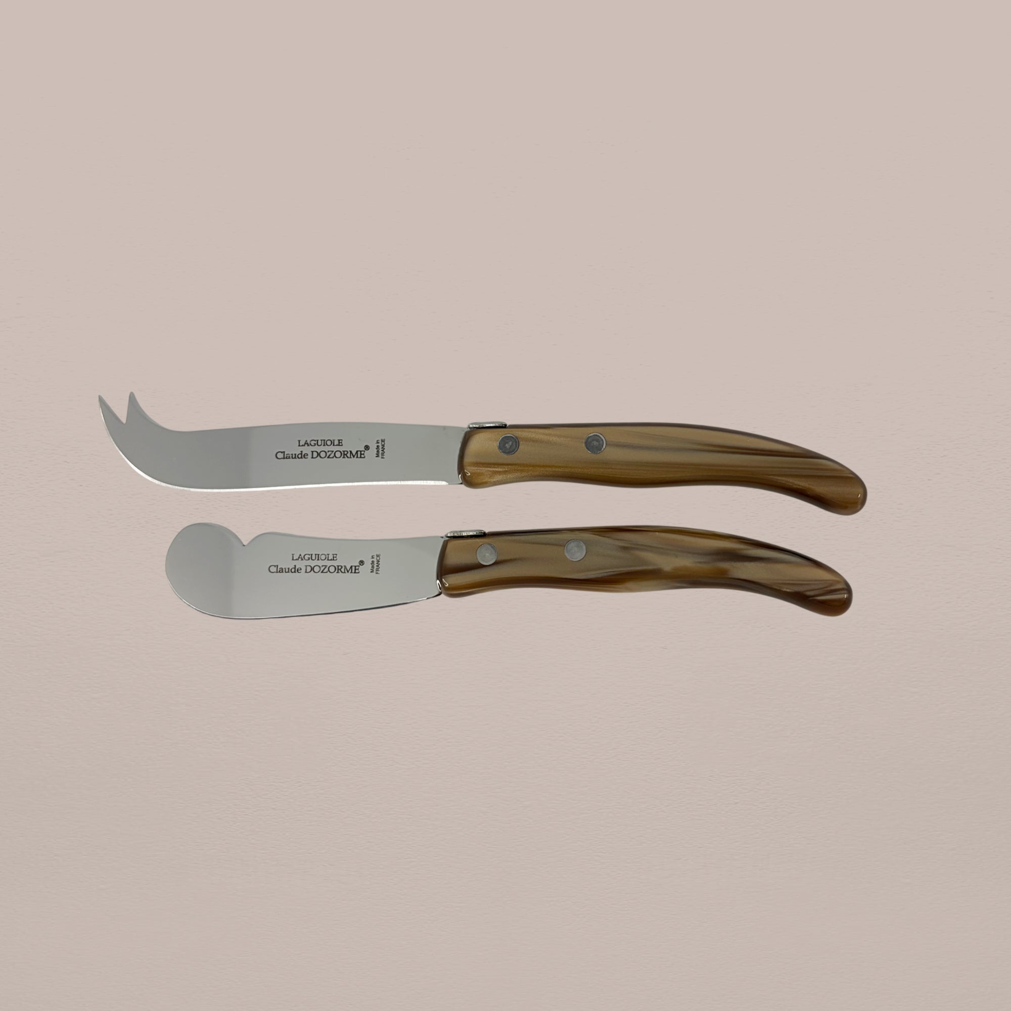 2-Piece Butter & Cheese Knife Set - Cappuccino – Goodee