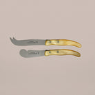 Goodee-Claude Dozorme-2-Piece Butter & Cheese Knife Set - Natural Pearl - Color - Natural Pearl