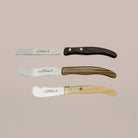 Goodee-Claude Dozorme-3-Piece Cheese Knife Set - Cafe Melange - Color - Cafe Melange