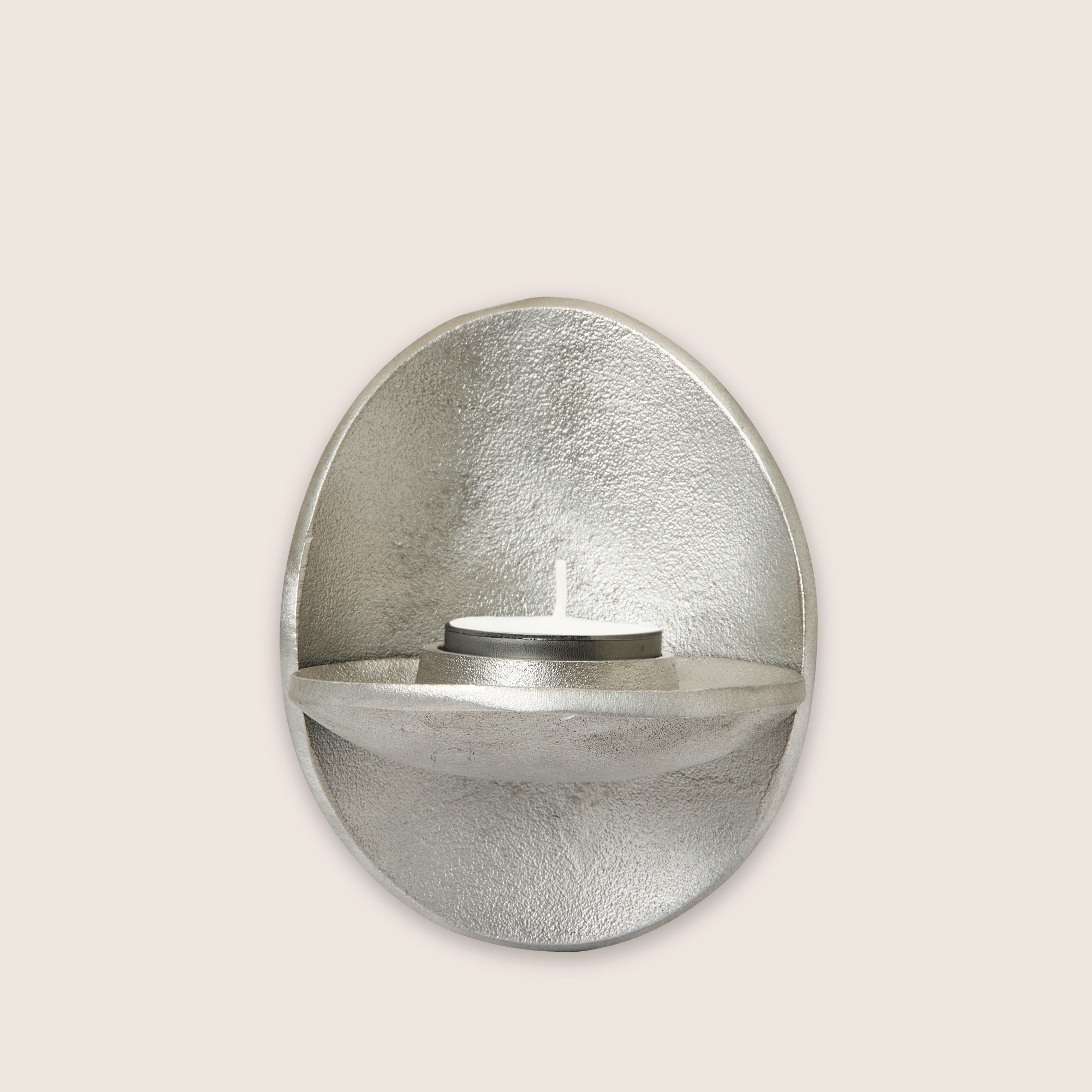 Goodee-Ferm Living- Agapé Tealight Candle Holder - Color - Aluminum