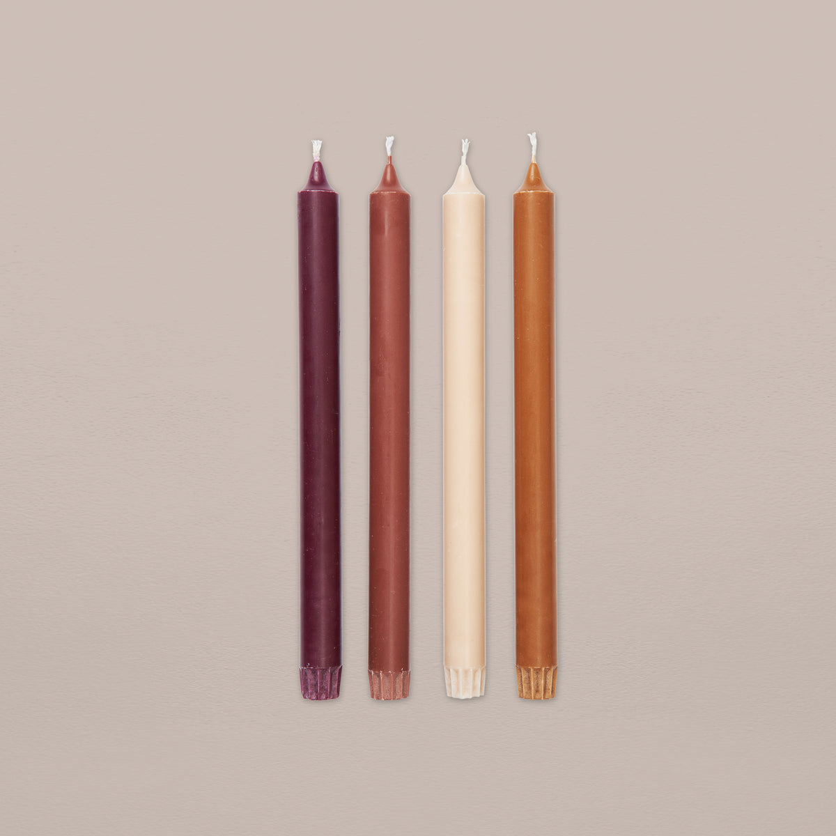 Goodee-Ferm Living-Pure Candles - Set of 4 - Color - Roseate Blend