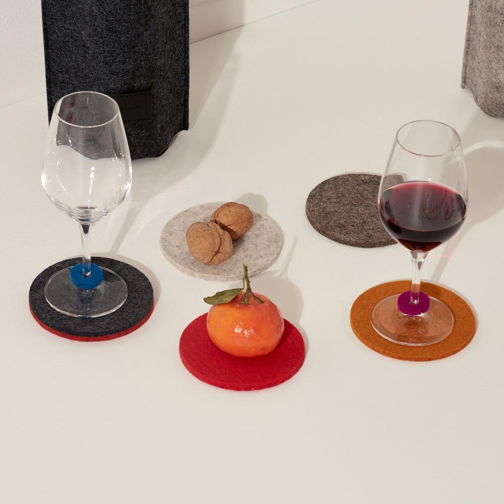 Goodee-Graf Lantz-Wine-O's Marqueurs ronds en verre