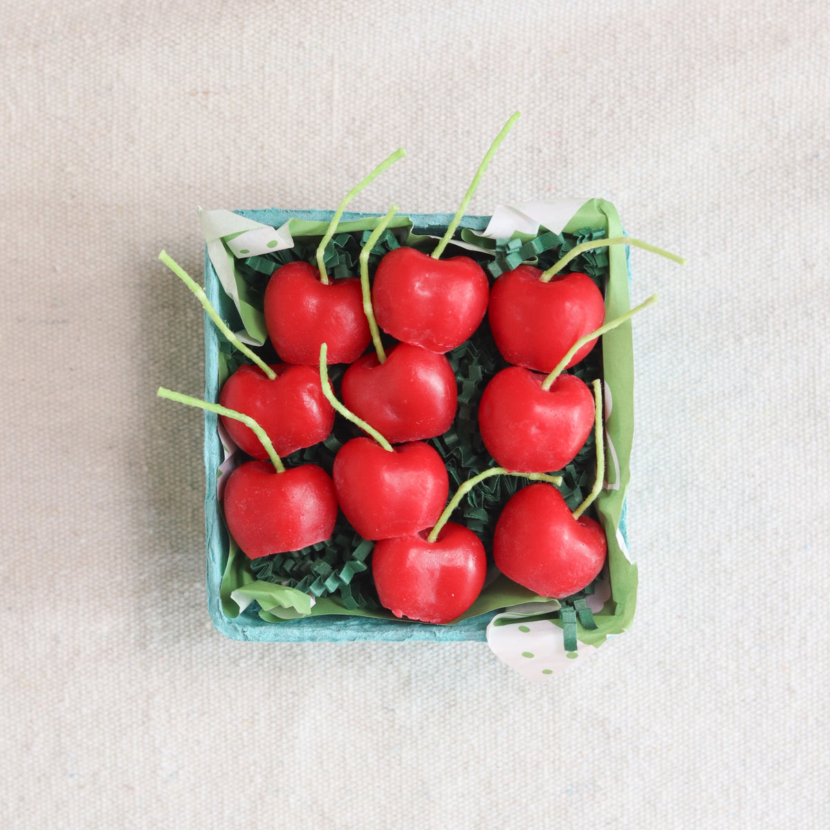 Goodee-Happy Organics-Cherry Birthday Candles - Set of 10
