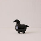 Goodee-Kashiwa Craft-Horse Ornament  - Glazed - Color - Black