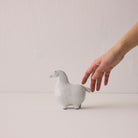 Goodee-Kashiwa Craft-Horse Ornament  - Glazed - Color - White