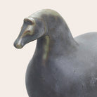 Goodee-Kashiwa Craft-Horse Ornament - Color - Slate Green