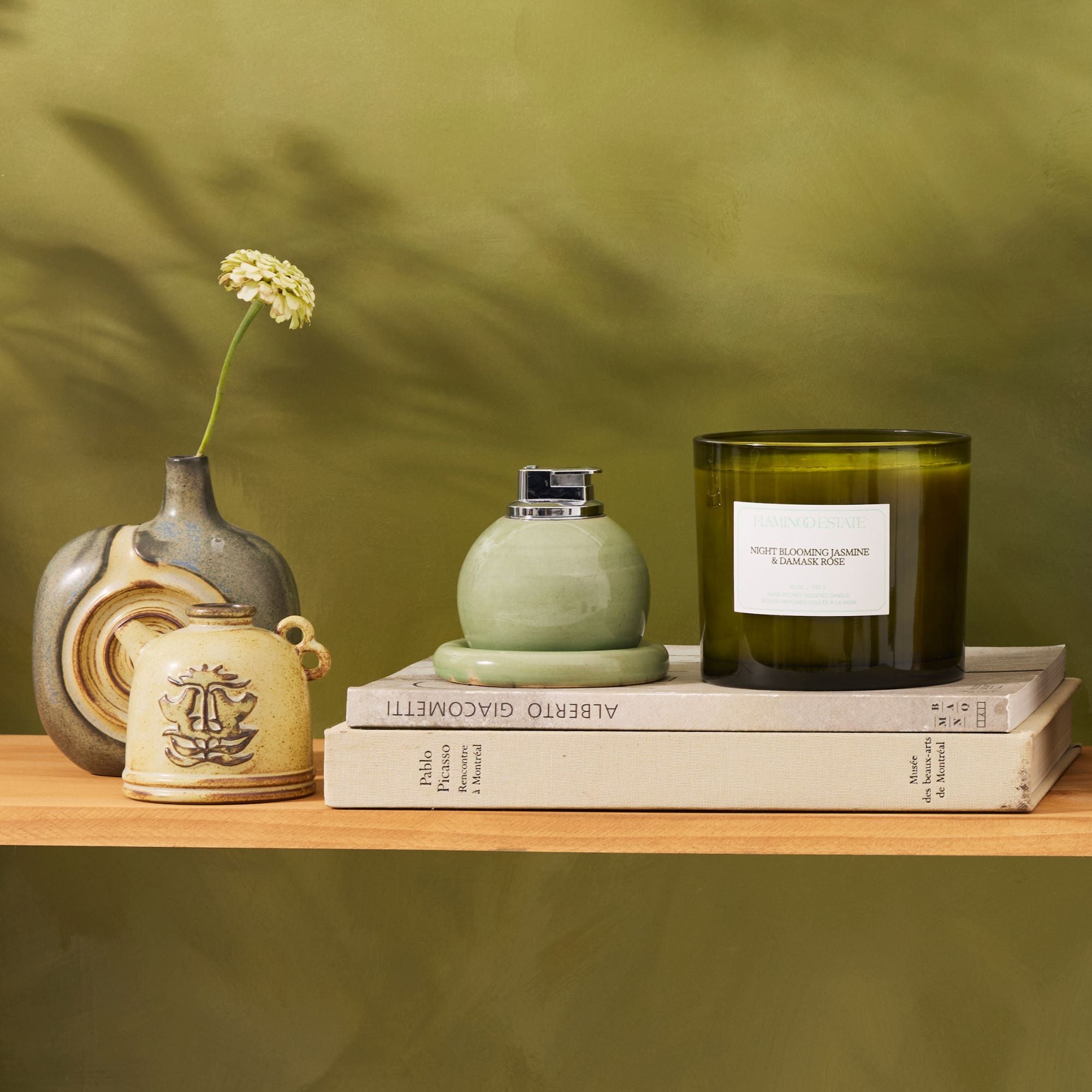 Pebble Lighter Glazed Finish Sage