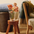 Goodee-Makaua-Tall Woven Lidded Hamper - Color - Cafe