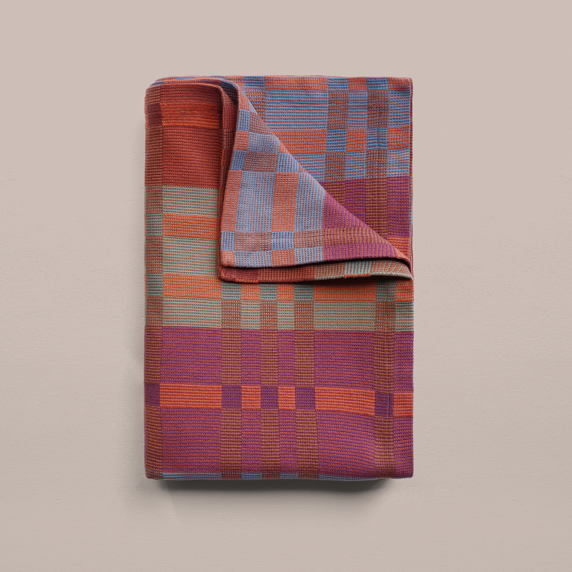 Goodee-Mungo-Fido Woven Cotton Dog Blanket-Ginger - Color - Ginger