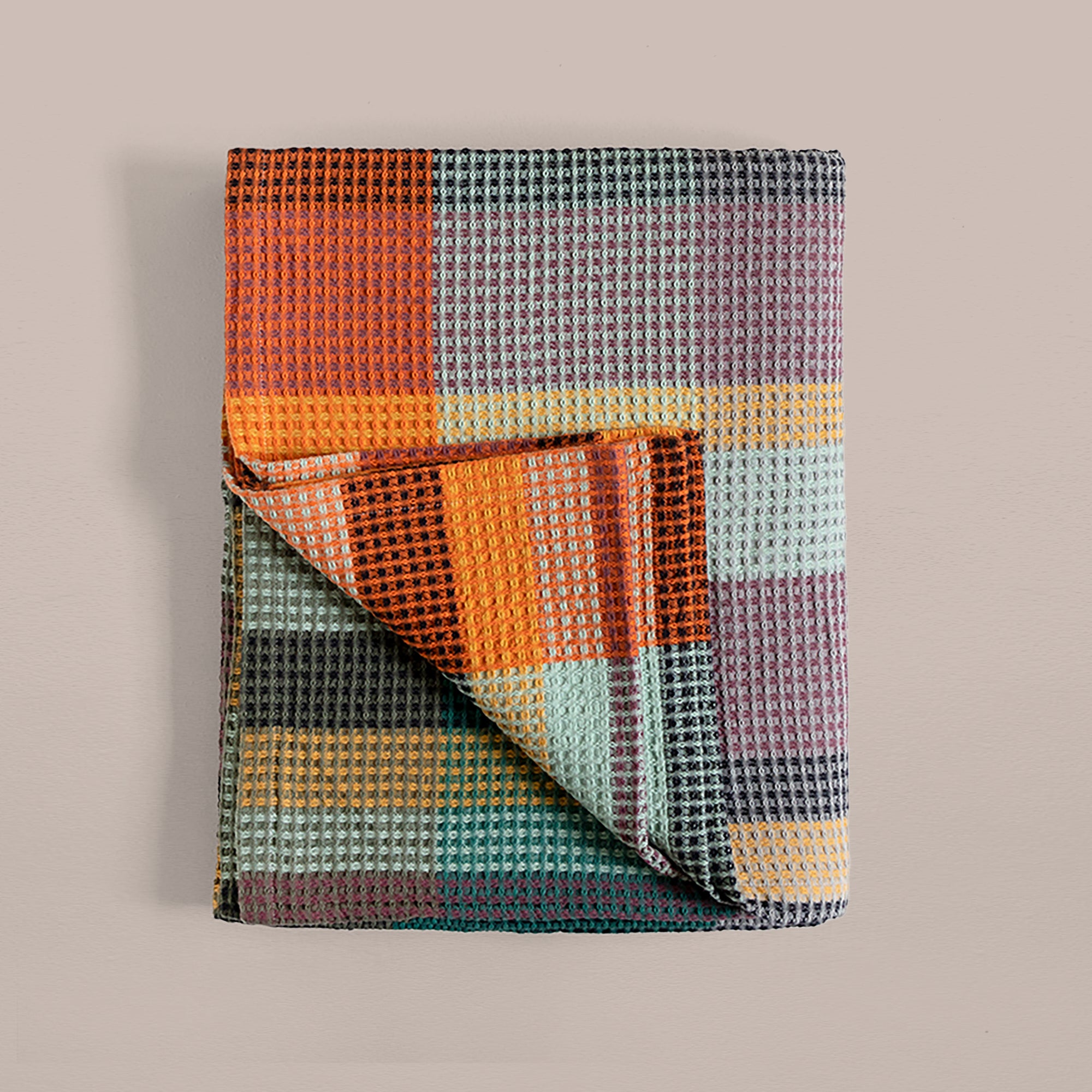 Goodee-Mungo-Vrou-Vrou Woven Cotton Blanket - Cypress - Color - Cypress