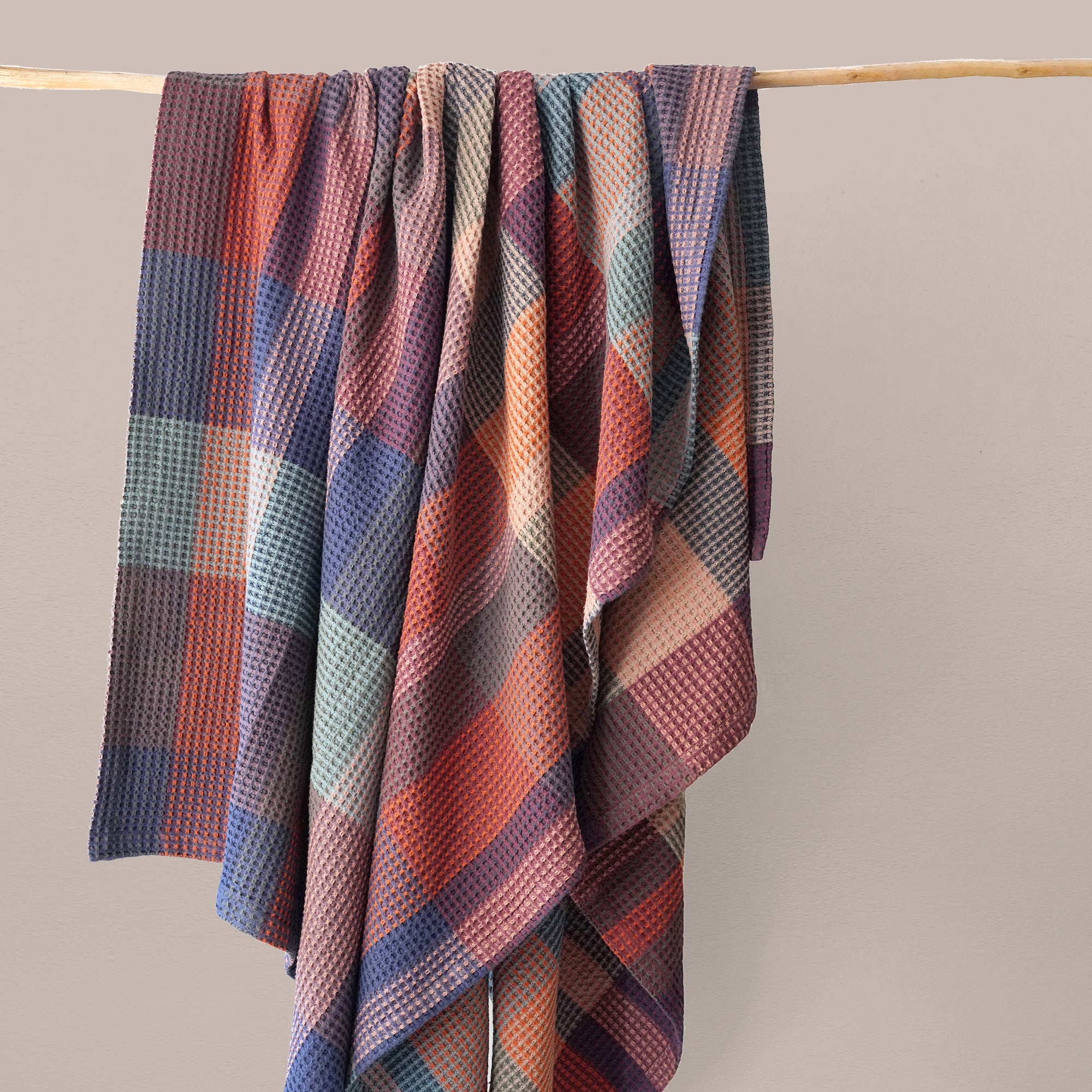 Goodee-Mungo-Vrou-Vrou Woven Cotton Blanket - Nebula - Color - Nebula