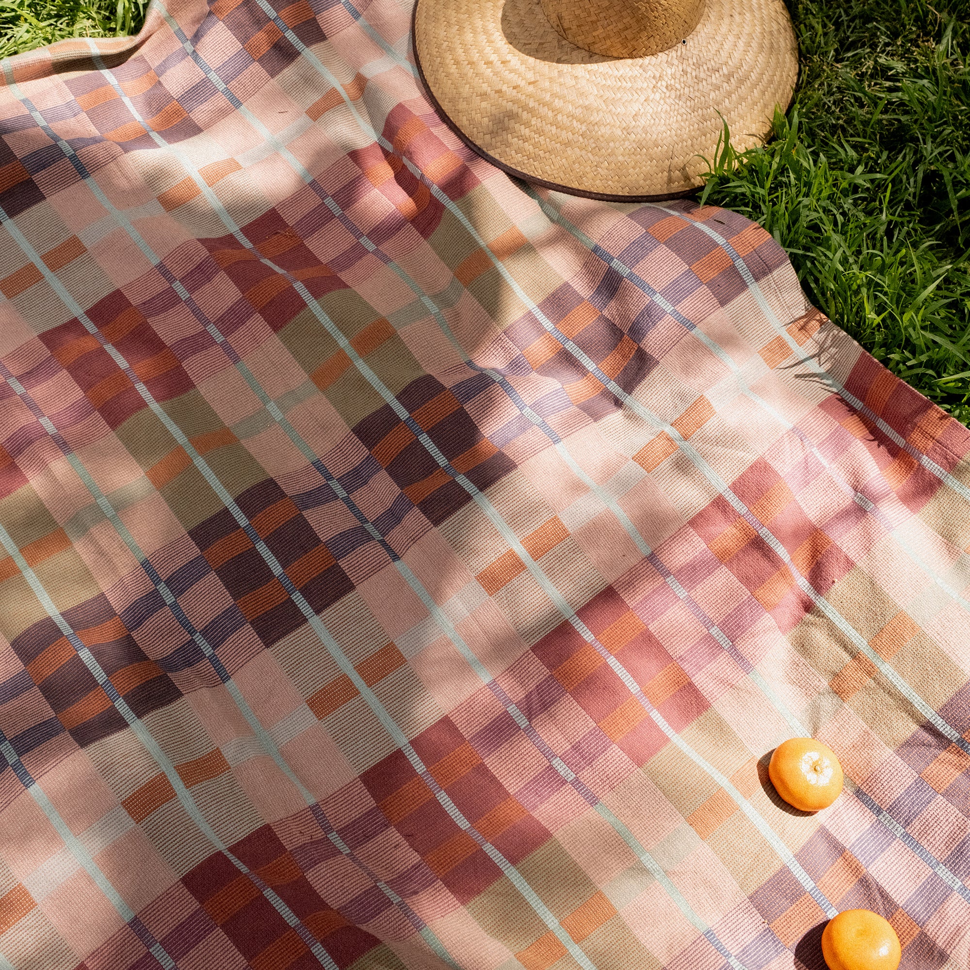 Goodee-Mungo-Woven Cotton Picnic Blanket - Pilgrim - Color - Pilgrim