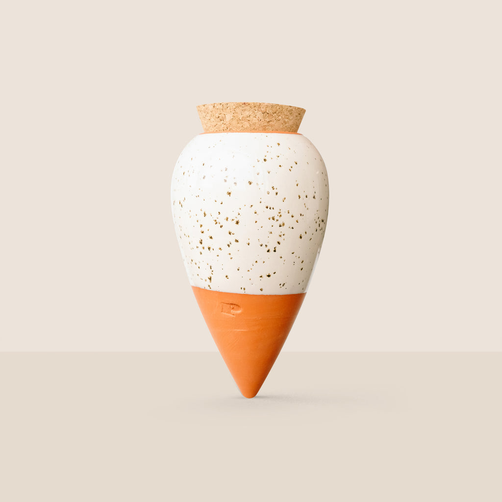 Goodee Pot autarcique - Glaze - Color - Speckled White