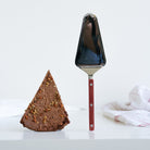 Goodee-Sabre-Bistrot Solid Tart Server - Color - Burgundy/Shiny