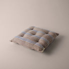 Goodee-Tensira-Chair Cushion - Color - Chocolate & Navy Stripe
