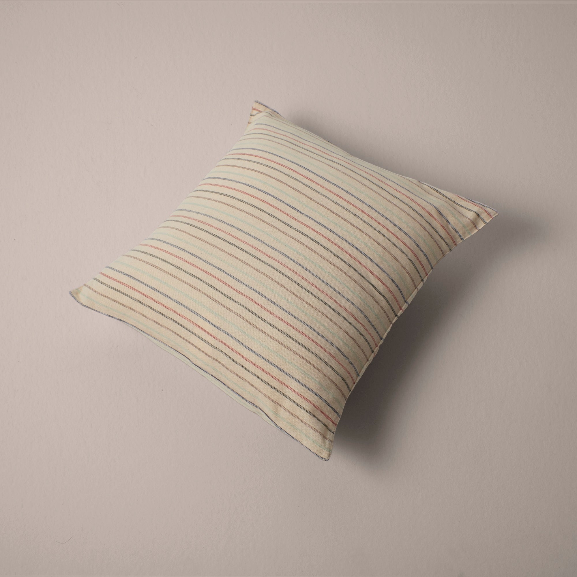 Goodee-Tensira-Cotton Cushion Cover - Color - Multicolor Stripe
