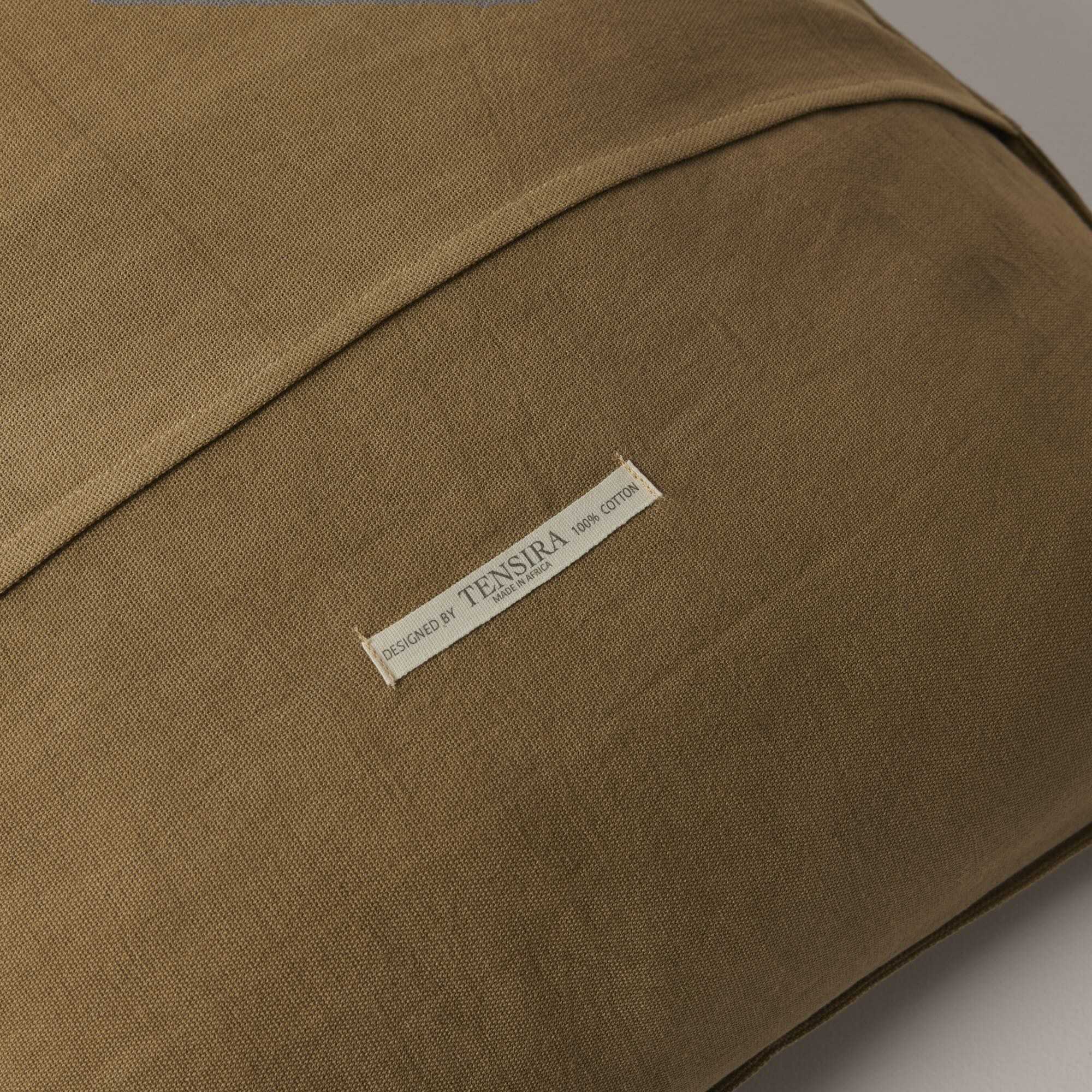 Goodee-Tensira-Cotton Cushion Cover - Color - Cinnamon