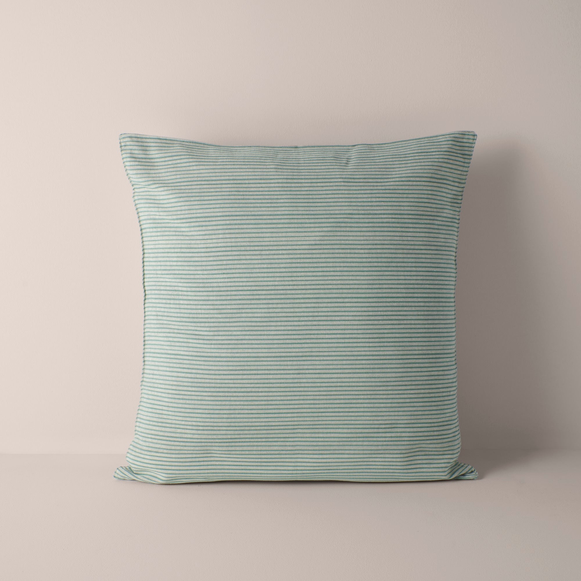 Goodee-Tensira-Cotton Cushion Cover - Color - Olive Marinière