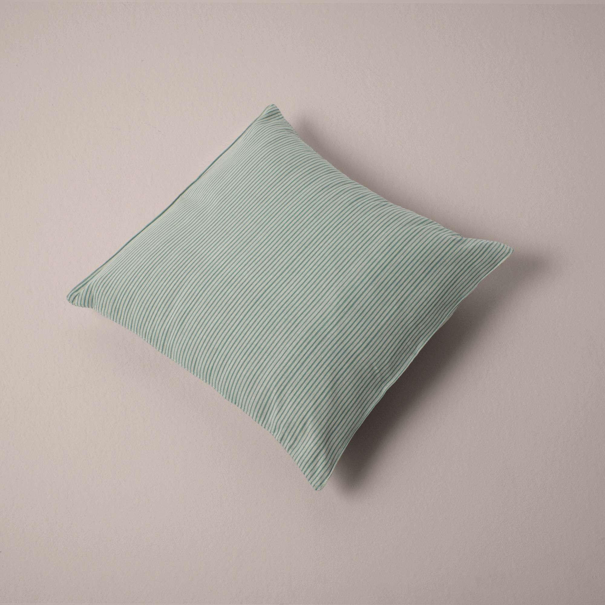 Goodee-Tensira-Cotton Cushion Cover - Color - Olive Marinière