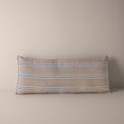 Goodee-Tensira-Kapok Lumbar Cushion - Color - Chocolate & Navy Stripe