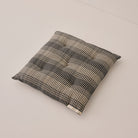 Goodee-Tensira-Chair Cushion - Color - Black/Off White Tartan