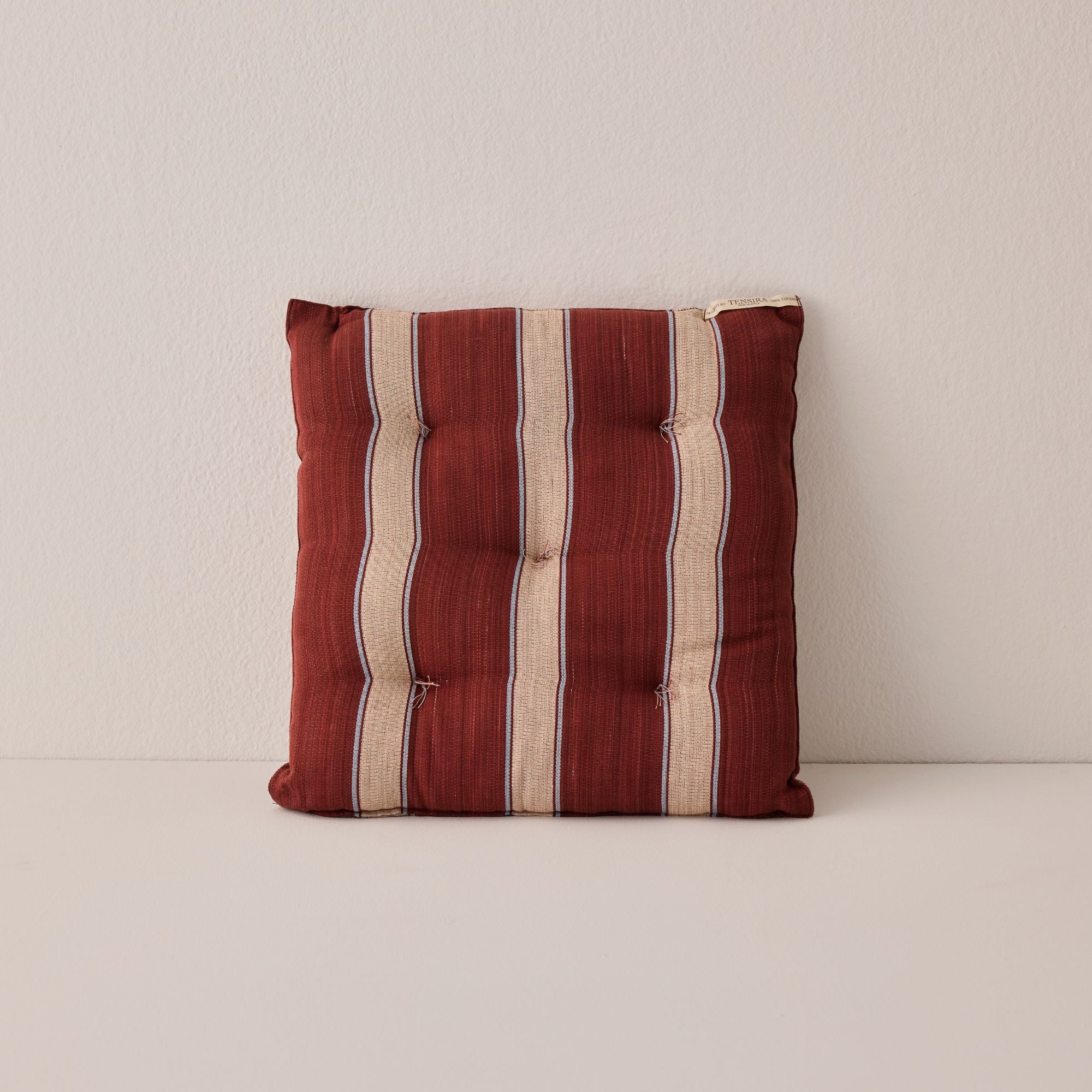 Goodee-Tensira-Chair Cushion - Color - Red/Ecru/Blue