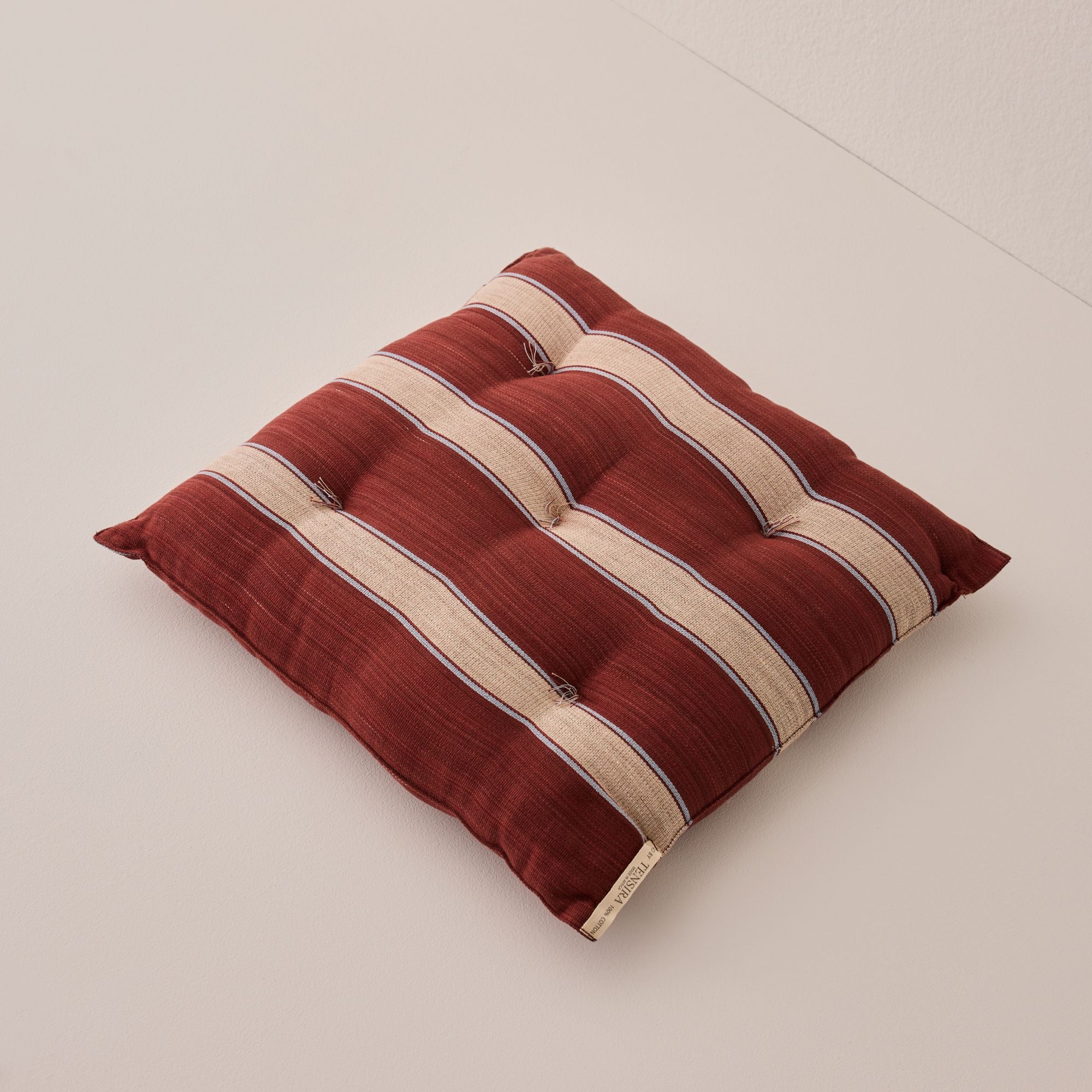 Goodee-Tensira-Chair Cushion - Color - Red/Ecru/Blue