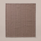 Goodee-Tensira-Hand-Dyed Cotton Napkins - Set of 4 - Color - Chocolate Gingham/Ecru