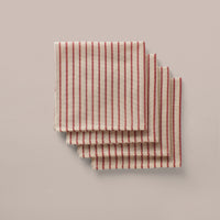 Muted Red/Ecru