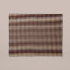 Goodee-Tensira-Hand-Dyed Cotton Placemats - Set of 4 - Color - Chocolate Gingham/Ecru