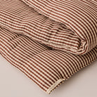 Goodee-Tensira-Kapok Foldable Lounge Cushion - Color - Chocolate Gingham/Ecru