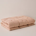 Goodee-Tensira-Kapok Foldable Lounge Cushion - Color - Muted Red/Ecru