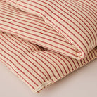 Goodee-Tensira-Kapok Foldable Lounge Cushion - Color - Muted Red/Ecru