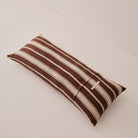 Goodee-Tensira-Kapok Lumbar Cushion - Color - Chocolate Brown/Ecru