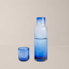 Goodee-Volverde-Bedside Glass Carafe with Lid - Color - Cobalt Blue